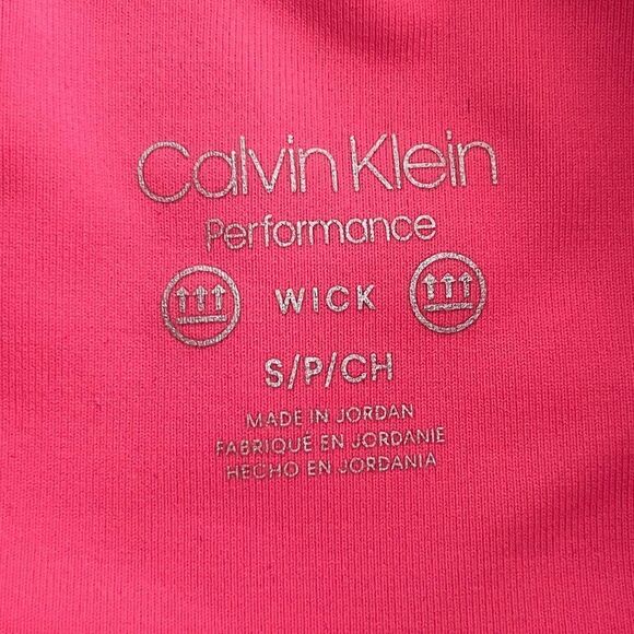 Calvin Klein High-Waist Bike Shorts Pink Size Small - Picture 6 of 12